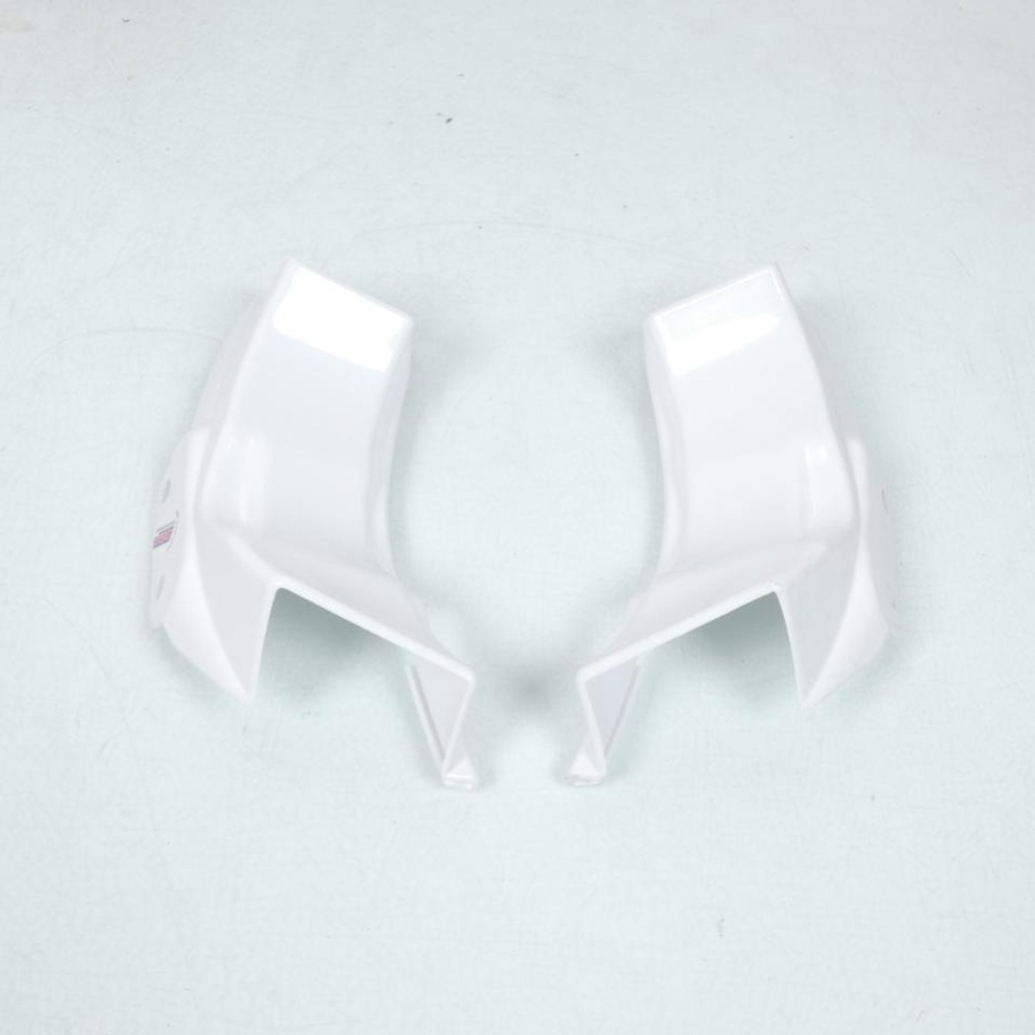 Luchtinlaat Polisport voor Motor Honda 250 Cr R 2004 tot 2007 RADS / Paar / Wit Nieuw