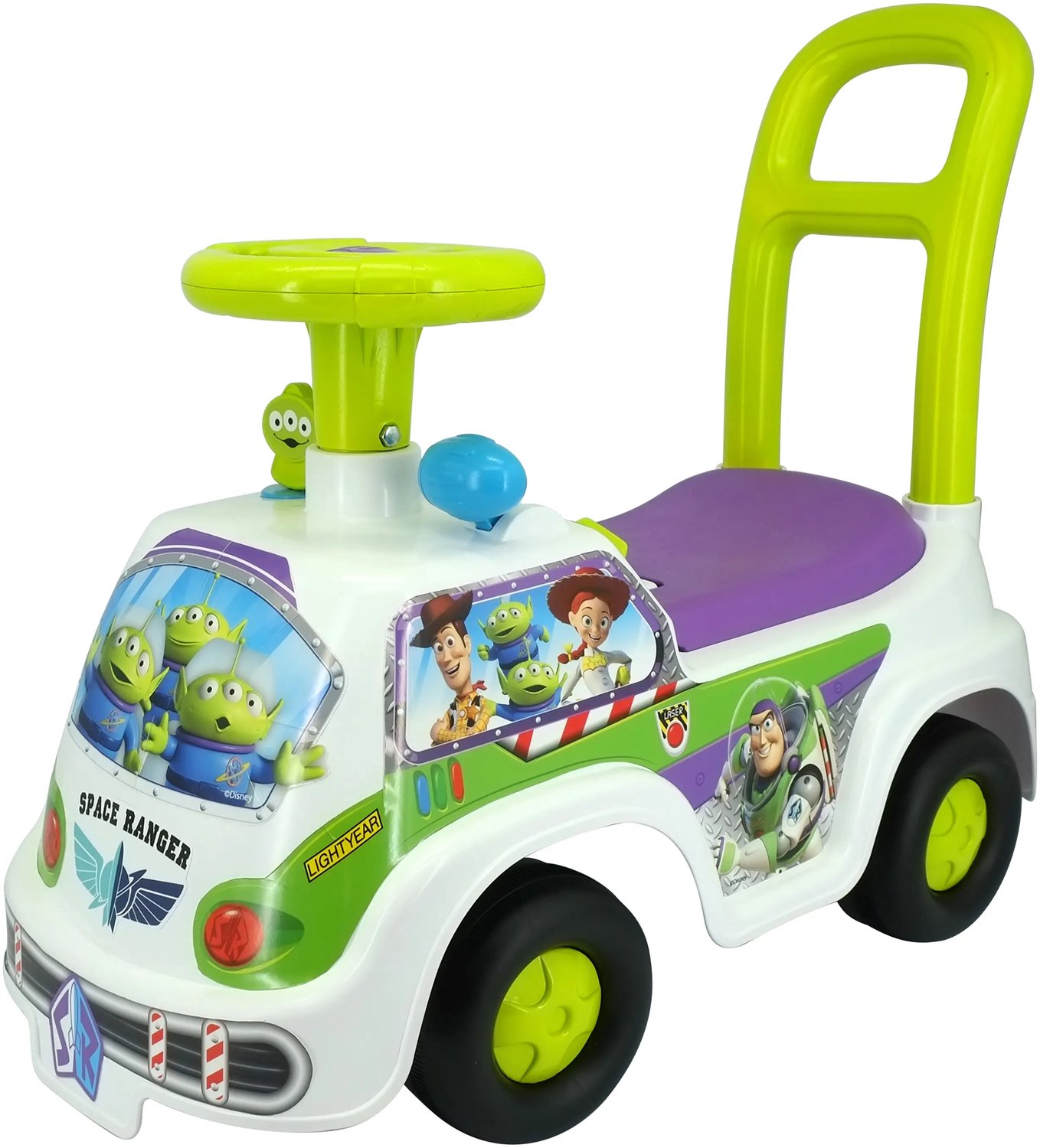 KIDDIELAND Toy Story Space Avontuur Loopauto met licht en geluid