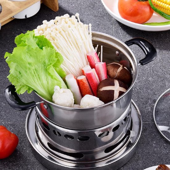 Duurzame RVS Spiritusbrander Set voor Binnen en Buiten, Ideaal voor Kamperen en Outdoor Koken — afbeelding 4