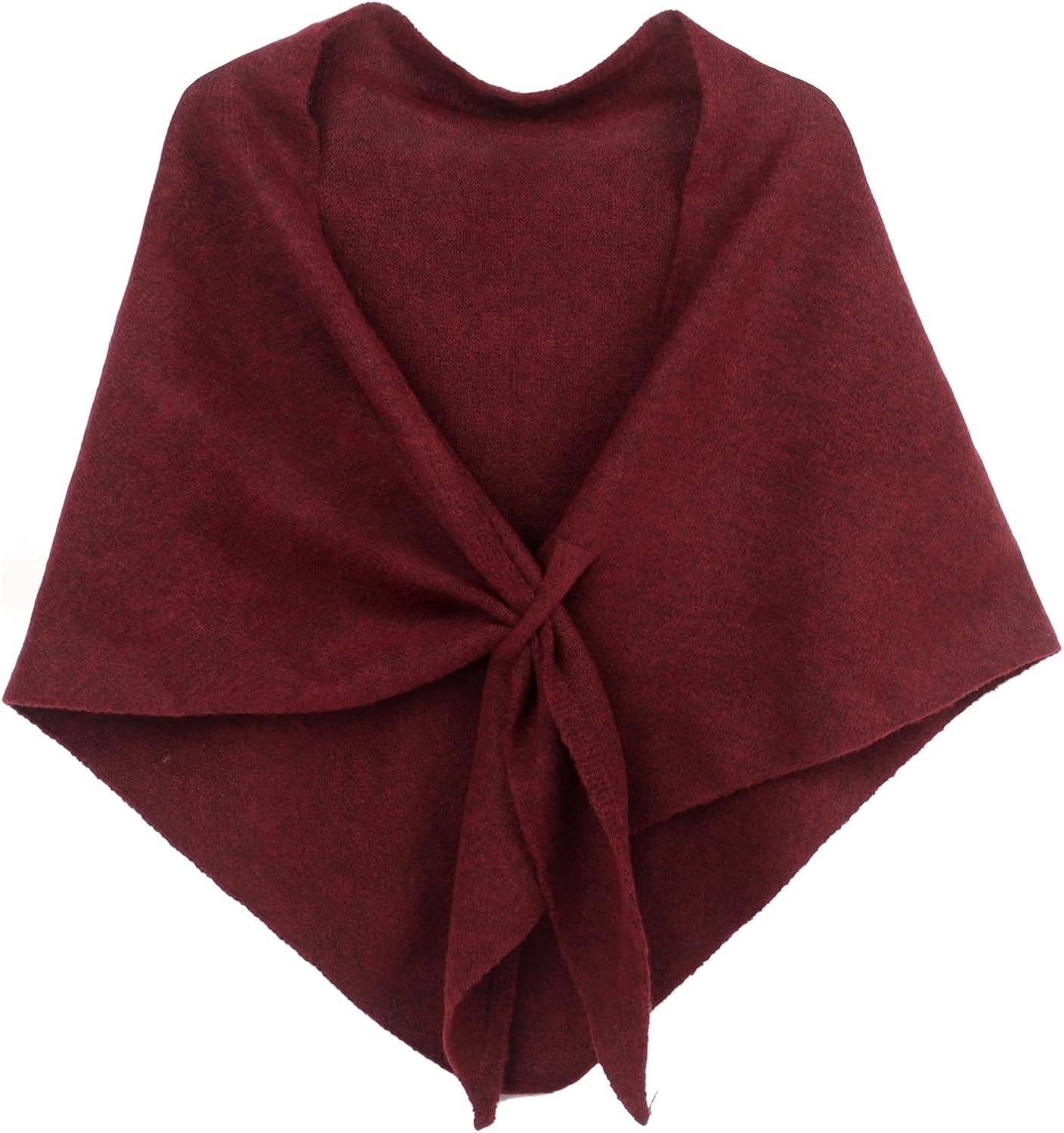 Elegante Pashmina Sjaal van Zachte Wolmix, Driekhoek Sjaal en Cape Poncho voor Werk, Feest en Vrije Tijd, Stijlvol Accessoire voor Elk Seizoen