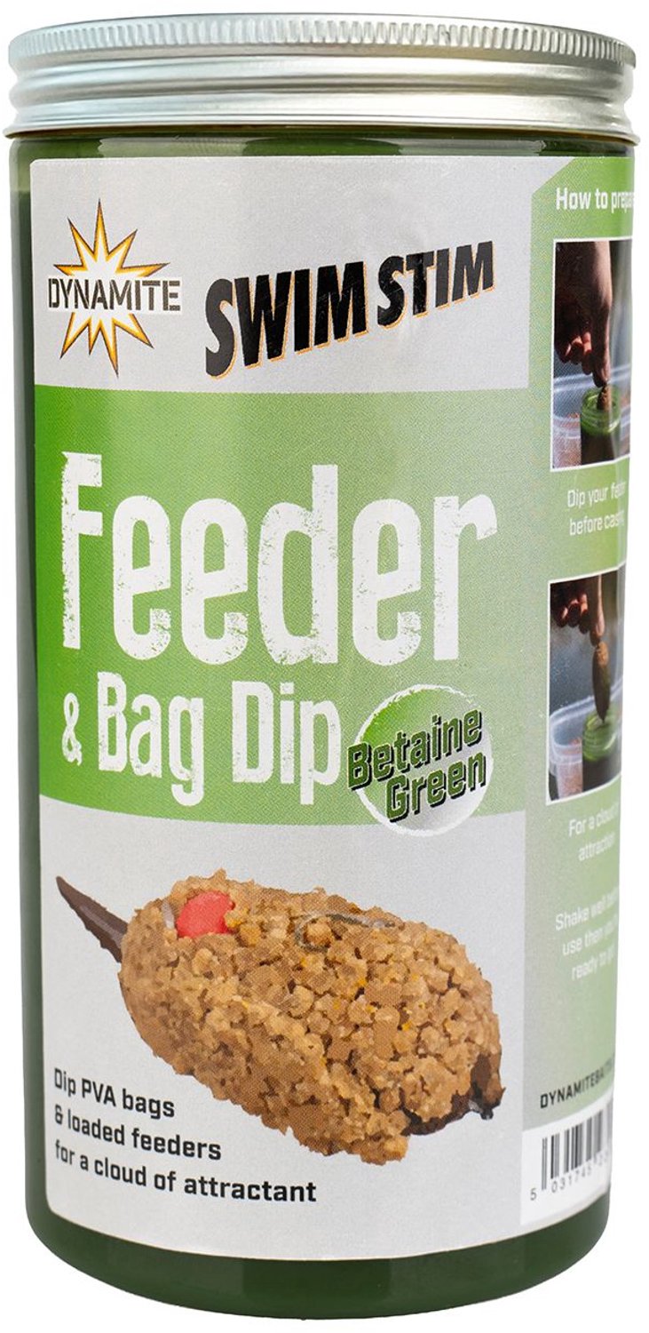 Dynamite Baits Swim Stim Betaine Green Feeder & Bag Dip | 500ml