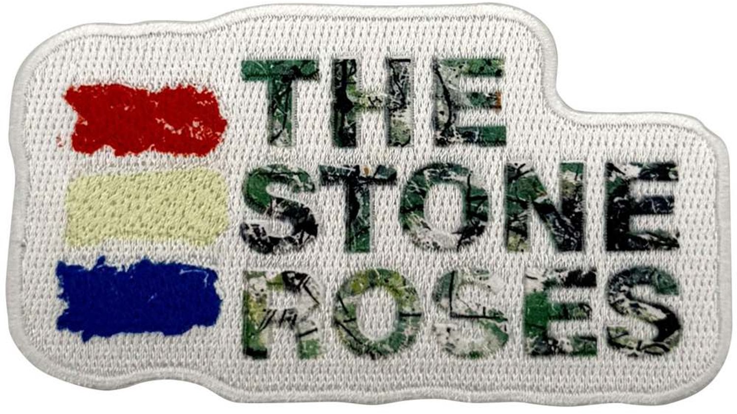 The Stone Roses - Paint Logo Patch - Wit/Multicolours