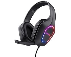 Trust GXT 416 Zirox - Gaming Headset - RGB Verlichting - Bedraad - 50mm Drivers - Over-ear - Zwart