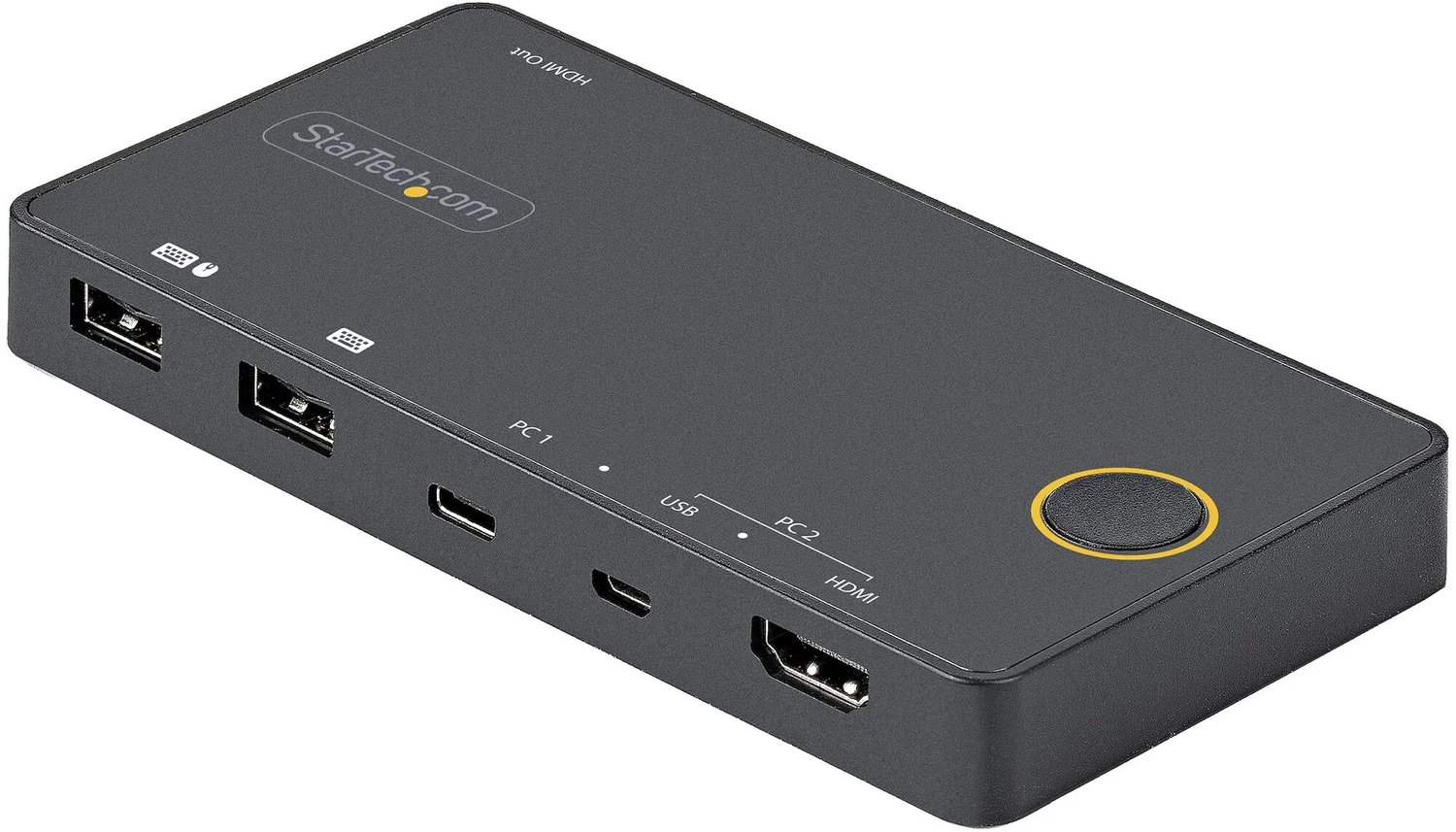 StarTech.com Commutateur KVM Hybride 2 Ports USB-A + HDMI & USB-C