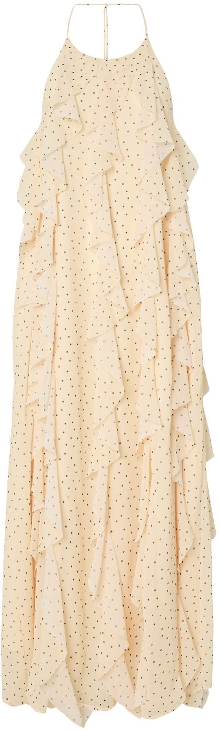 Yas Maxi jurk YASFINILLO HALTER Anise Flower1