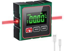 Digitale hellingsmeter met LCD-display, nauwkeurige inclinometer voor metingen en afstellingen