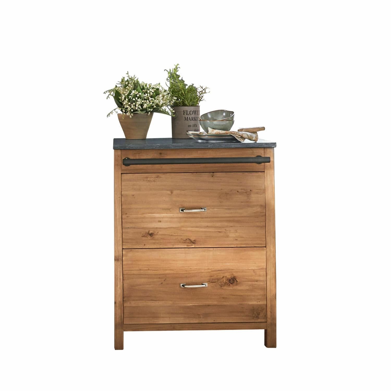 Loberon Basiskast Sunnybrook bruin/grijs