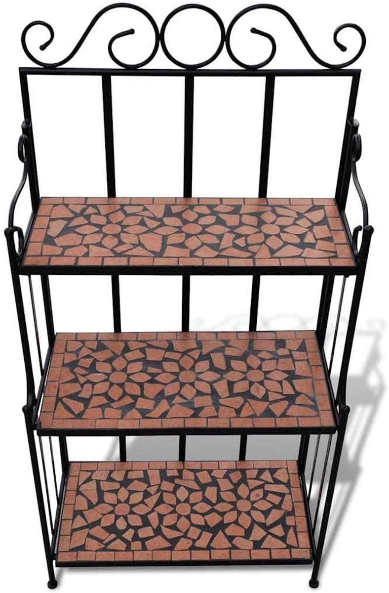 plantenstandaard, 3 planken, 115 cm