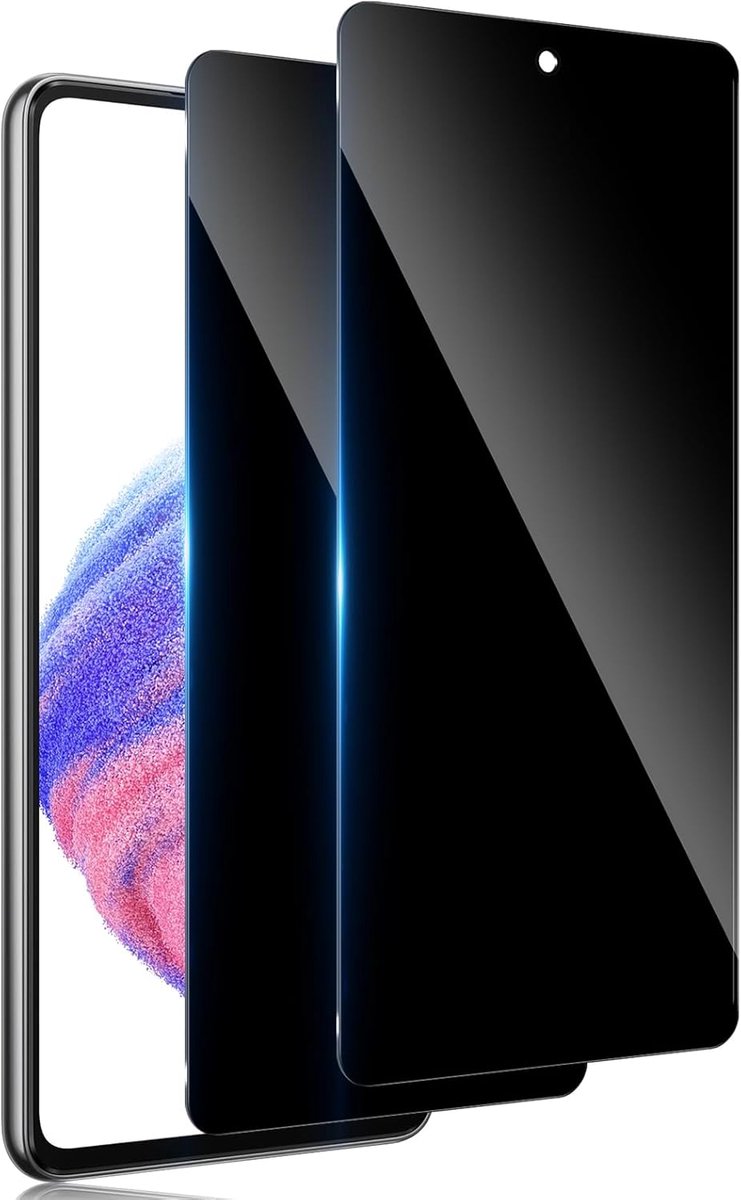 2 stuks Antispy Screen Protector voor Samsung Galaxy A52 Privacy, Guard 9H Filter Glas, Volledige Film gehard glas onbreekbaar, anti-verblinding