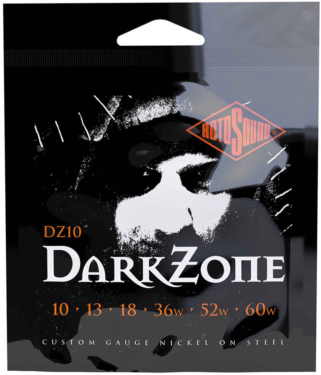 Rotosound DZ10 Dark Zone Signature Drop Tuning Snaren voor Elektrische Gitaar (10-60)