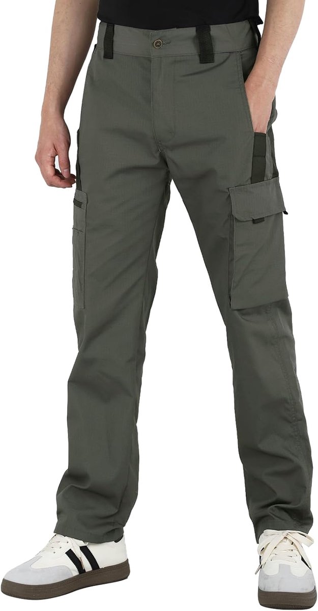 Multi-Pocket werkbroek Outdoor Heavy Duty Kampf Cargo Broek voor Wandelen en Kampen