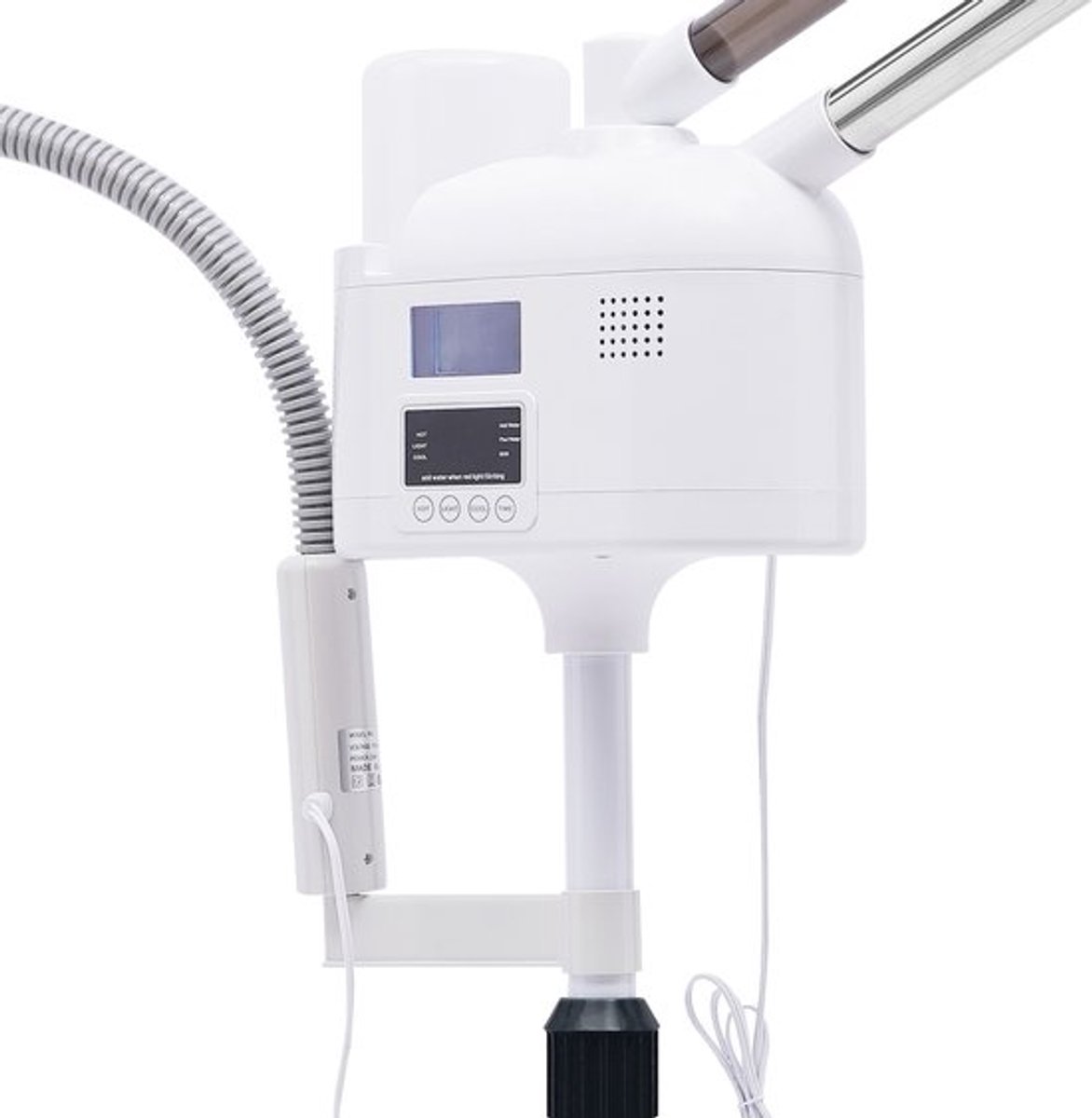 Gezichtsstomer Nano - Ivoor - 750 W Vermogen - 1000 ml Inhoud - Kunststof Materiaal - Voor Diepe Poriënreiniging