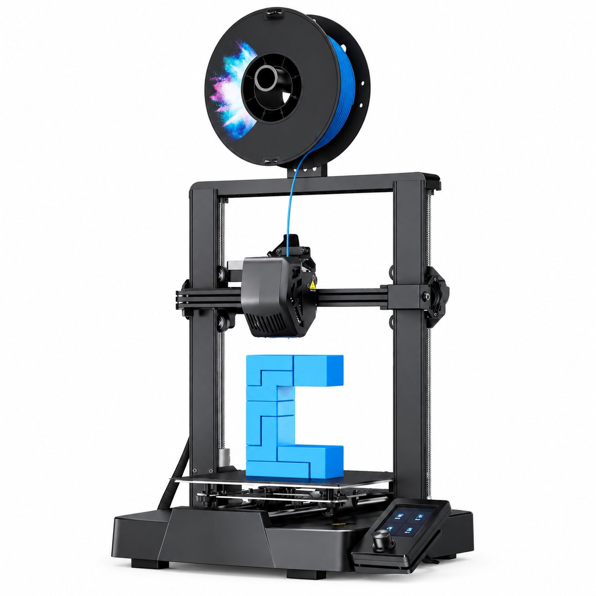 3D-printer - Snelle 250 mm/s FDM Printer met Automatische Nivellering, Direct Drive Extruder en Dubbele Z-as