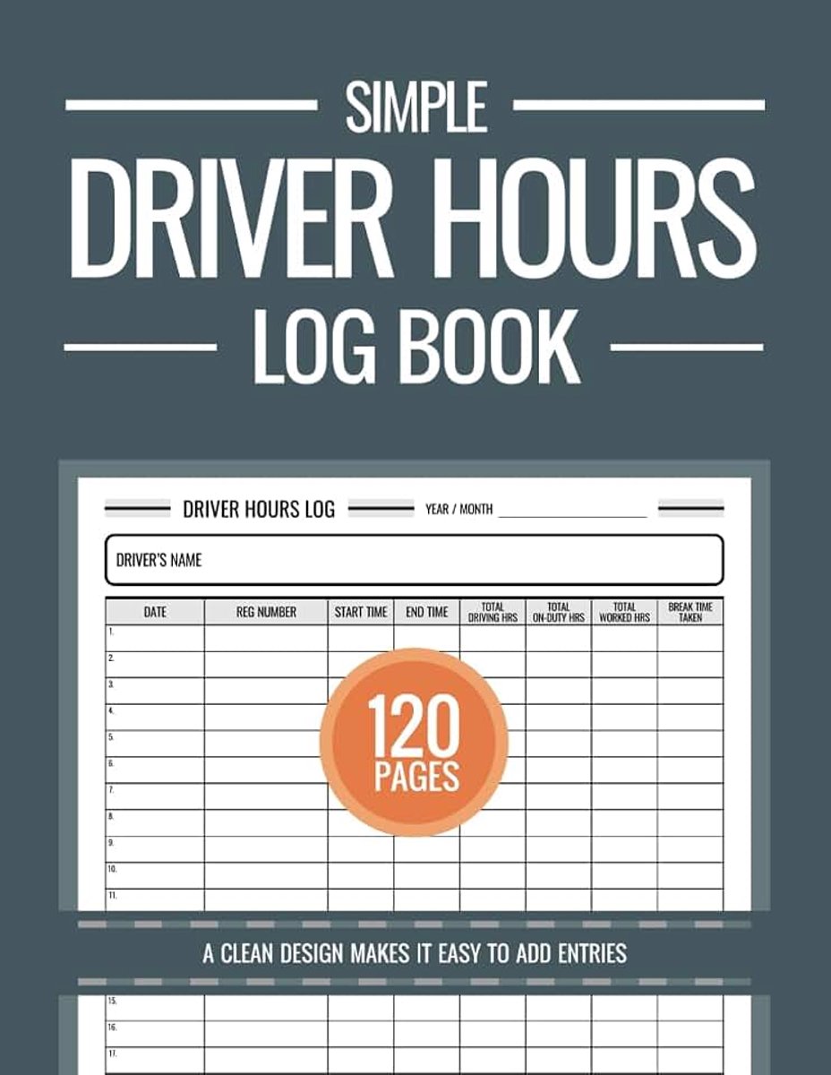 Drivers Hours and Working Time Log Book, Daily Driving and Working Hours Tracker: for Truckers, Lorry Drivers and Delivery Employees
