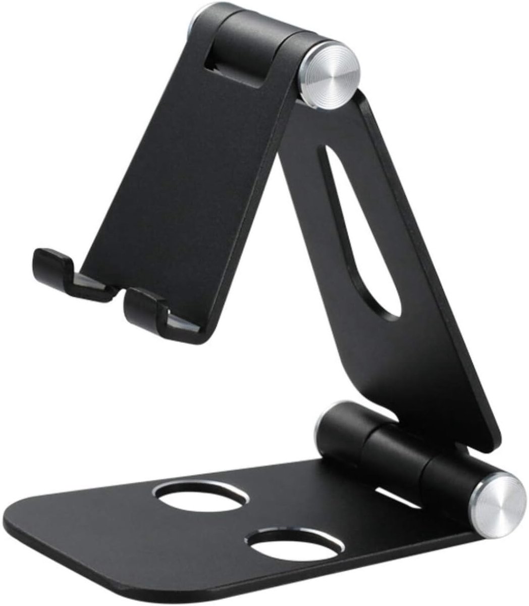 cocopar Monitor Stand Verstelbare Bureau Mobiele Telefoon Houder Volledig Opvouwbaar Aluminium Compatibel voor Smartphone Draagbare Monitor iPad iPhone 12 Pro Mini Nintendo Switch Tabletten