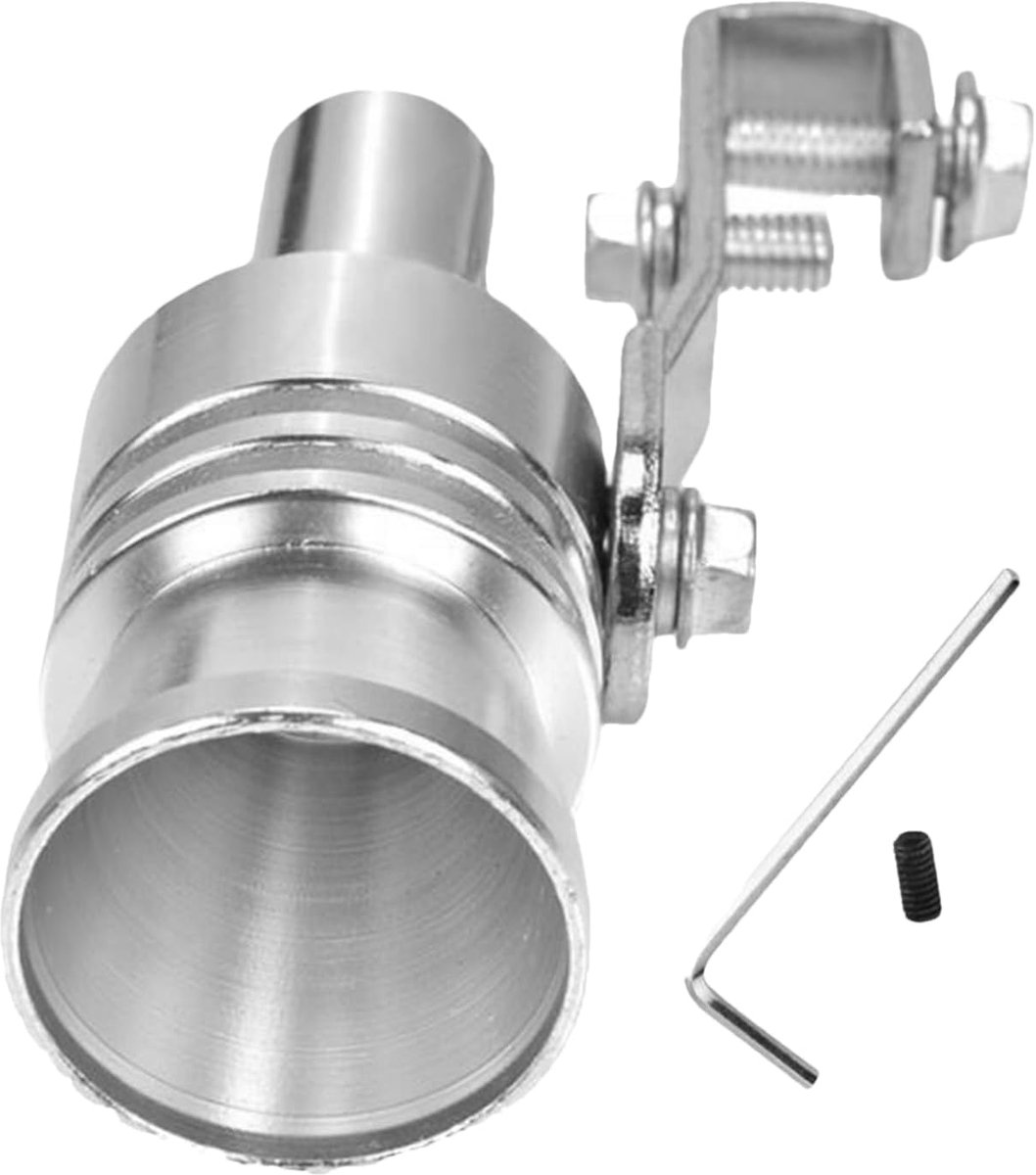 1 Stück Turbo Sound Pfeifen Auspuff Endrohr, Auto Turbo-geräusch Sound-simulator-pfeife Für Den Auspuff, Universall Trompetentyp Simulator Pfeife Whistle Aluminiumlegierung