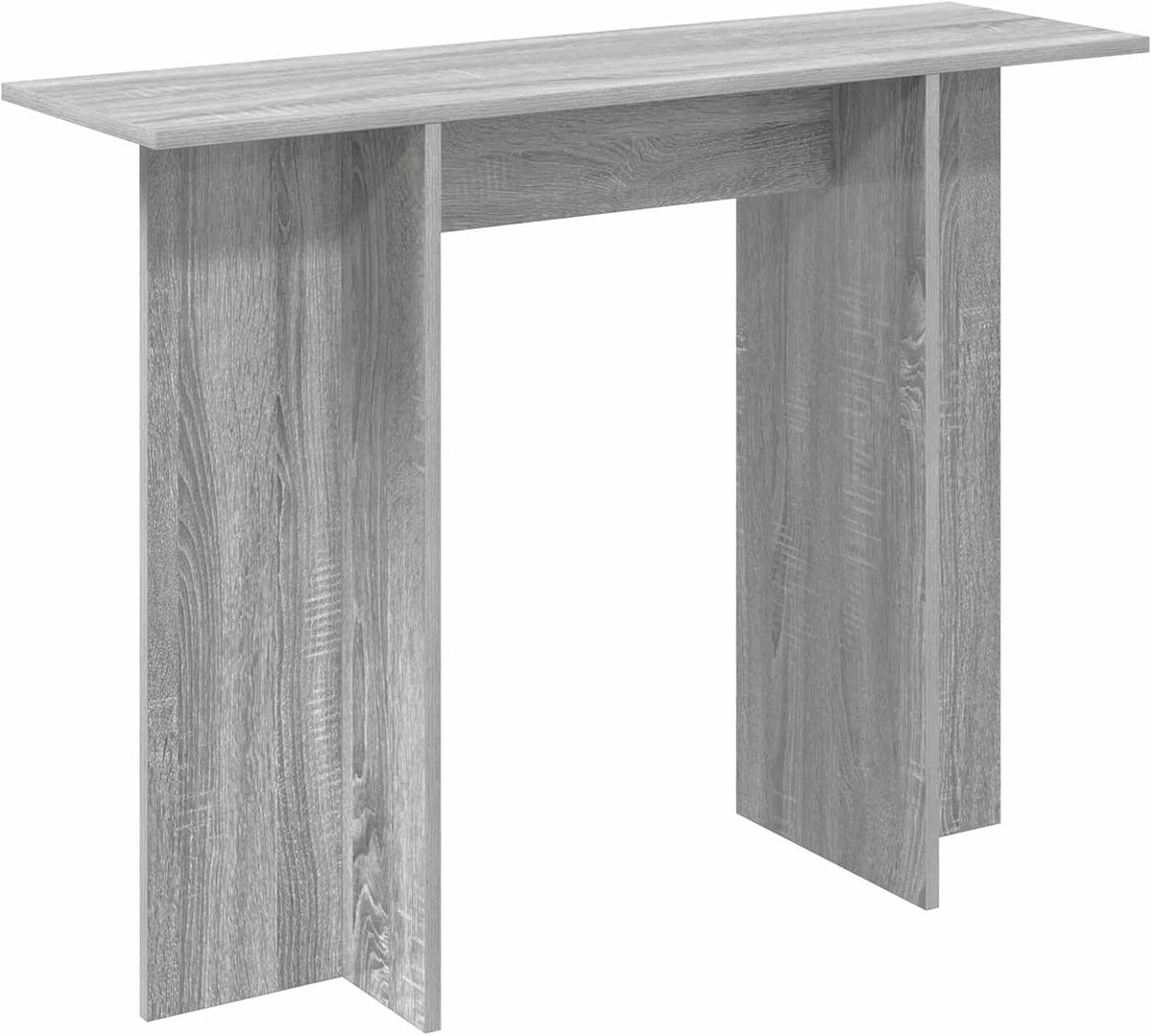 Consoletafel Sonoma grijs opbergtafel gangtafel 100x30x75 cm