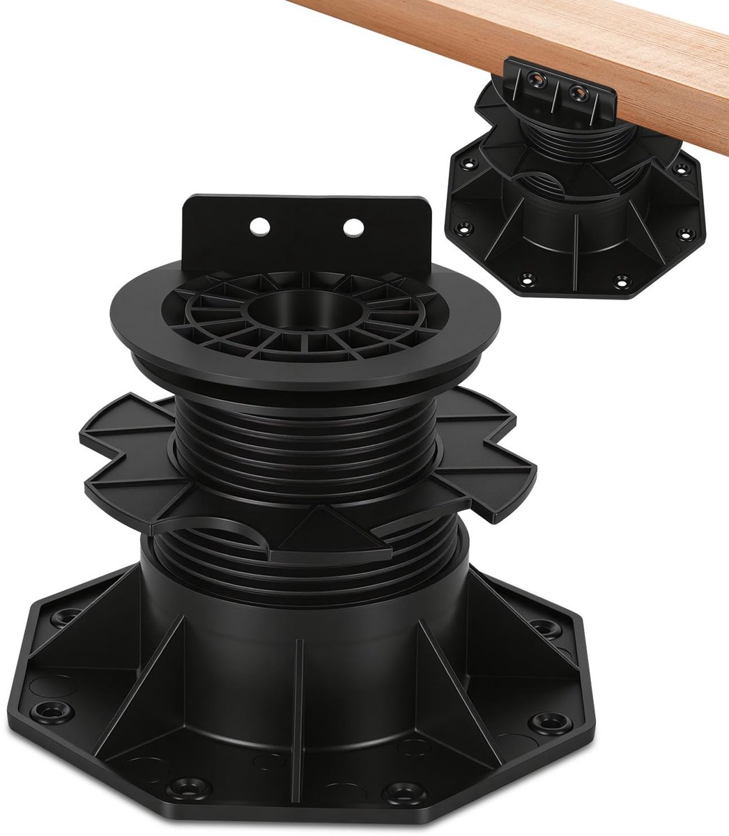 Stellager in hoogte verstelbaar 20 stuks, 75-145 mm terraslagers