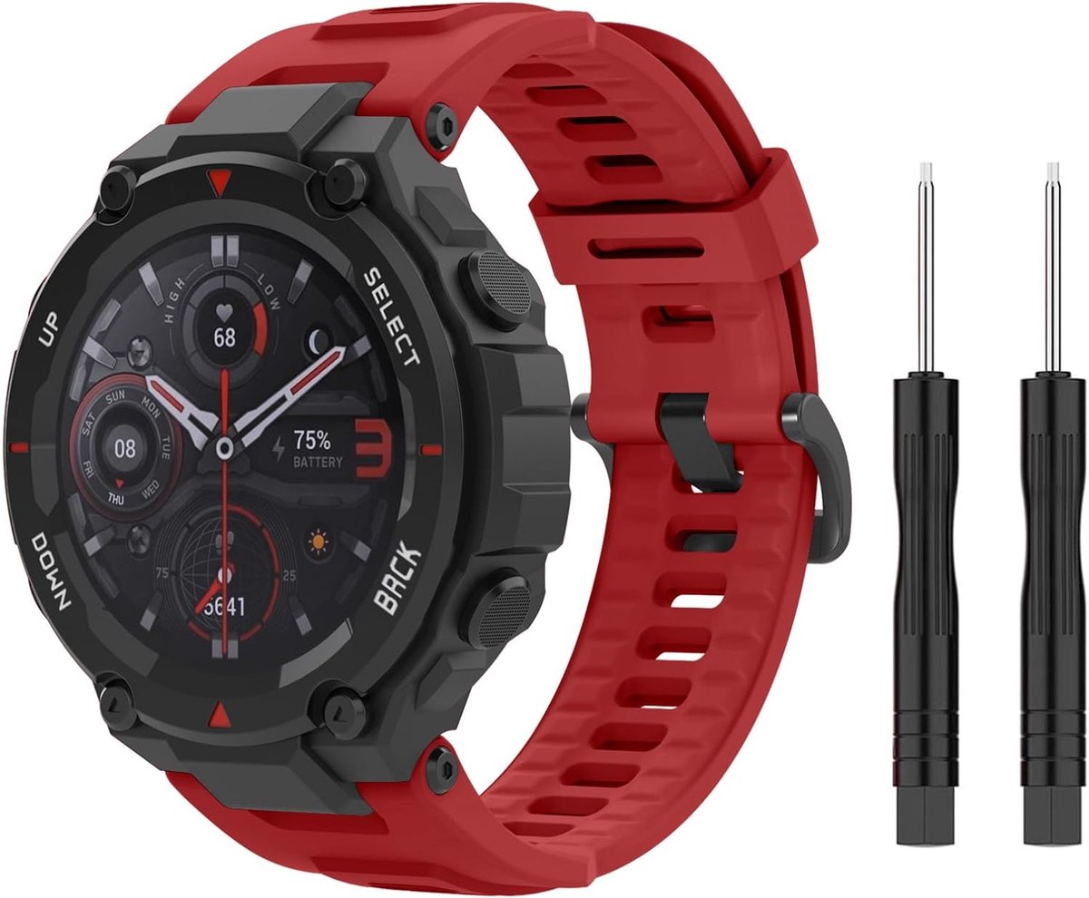 Sportband voor Huami T-Rex/T-Rex Pro - Zacht silicone - Verstelbare polsband - Vervangende horlogeband