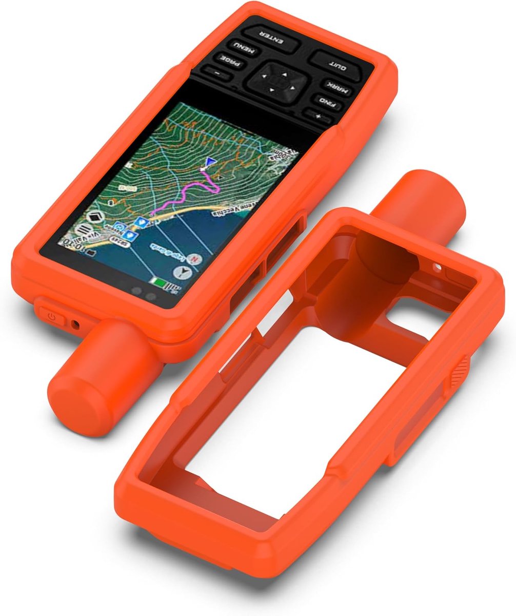 Case voor Garmin GPSMAP H1i Plus, Anti-shock Zacht Silicone Beschermhoesje, Licht Gewicht-Oranje
