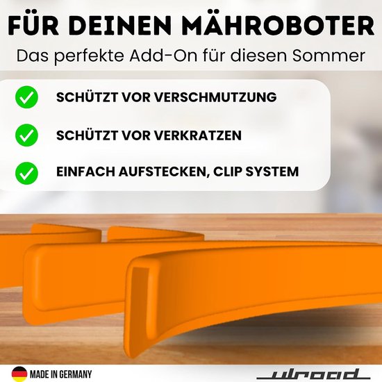 Randbescherming voor Segway Navimow robotmaaier i105e & i108e bumper tuning bescherming grasmaaier robot accessoires randbescherming bumper — afbeelding 4