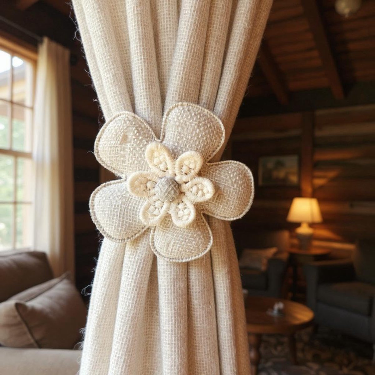 L&j Vouwhouders, gordijnhouders met sterke magneten in bloemenvorm, 2 stuks, accessoires voor gordijnen en gordijnen, decoratieve vensters, gordijnhouders voor slaapkamer, kantoor, hotel, gordijnen,