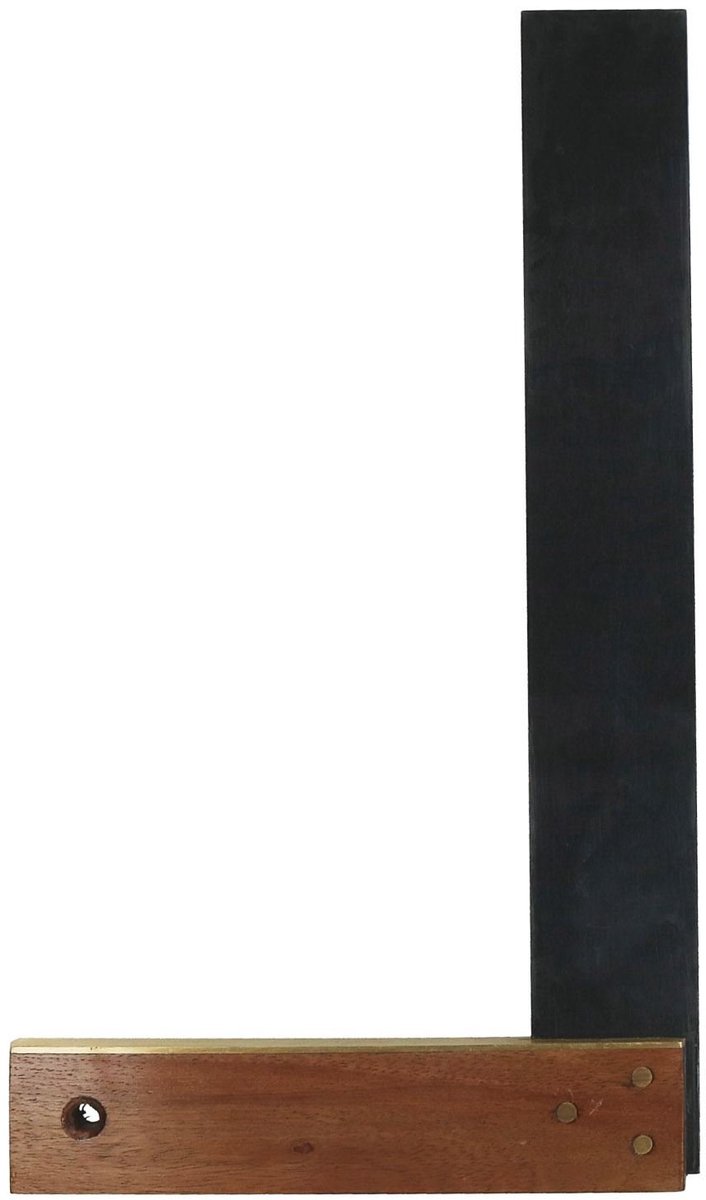 12" (300mm) Hardhout Probeer Ingenieur Vierkante Precisie Tri Set Vierkante Rechte Hoek
