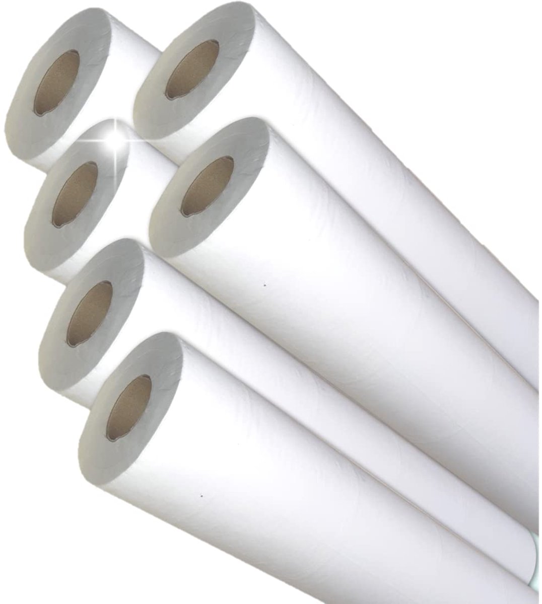 - Set van 6 rollen onderzoeksdoeken - 50 x 35 cm - medische lakens 50 x 35 cm - onderzoeksdoeken voor dokterspraktijken - verzorging - hygiëne