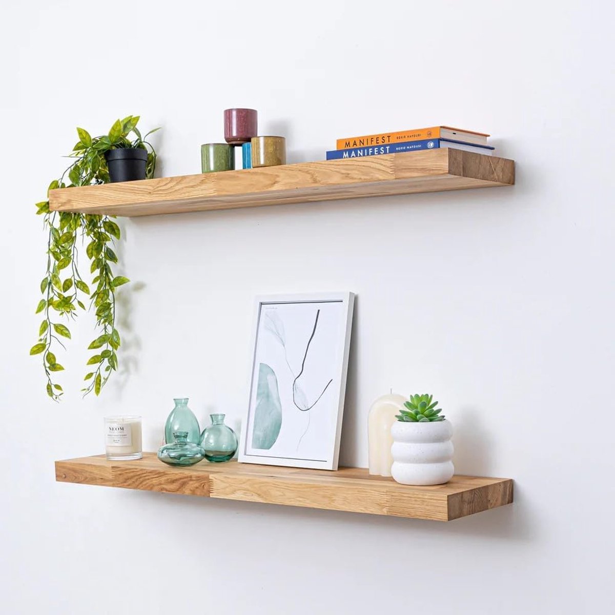 Eiken plank (900x200x40mm)