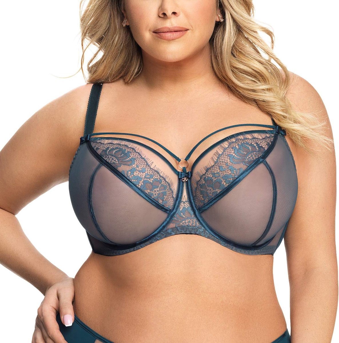 Dames zachte beha zachte cups beugel grote maten K496 Paradise