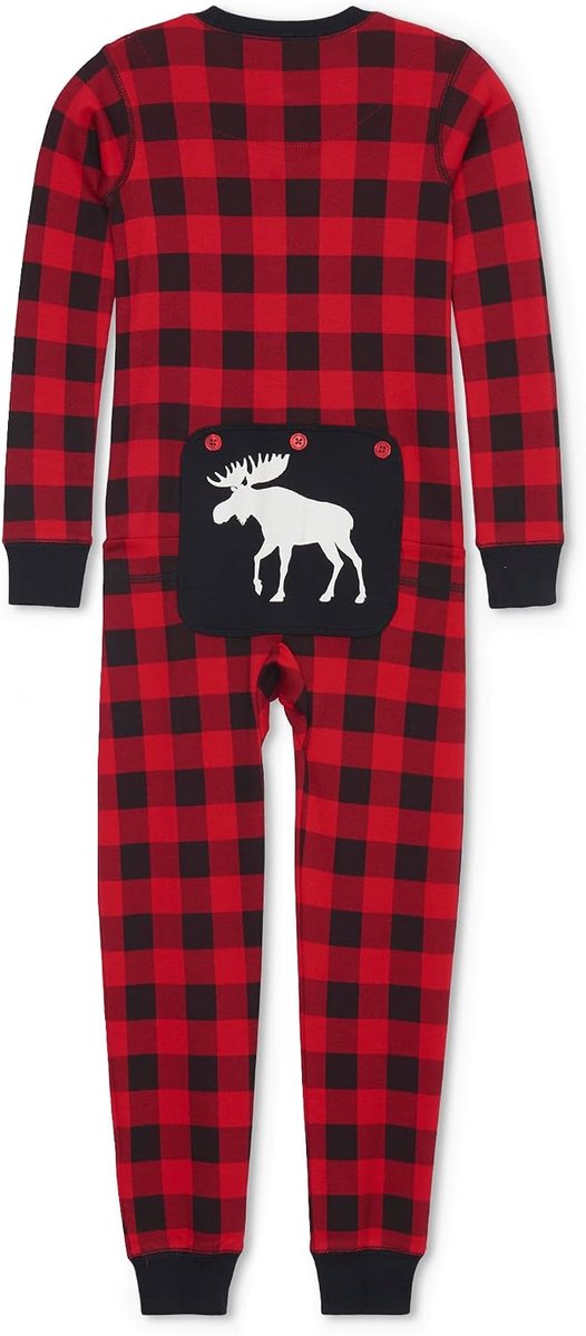 Union-pyjama voor dames en heren, uniseks, Buffalo Plaid, 10 Years