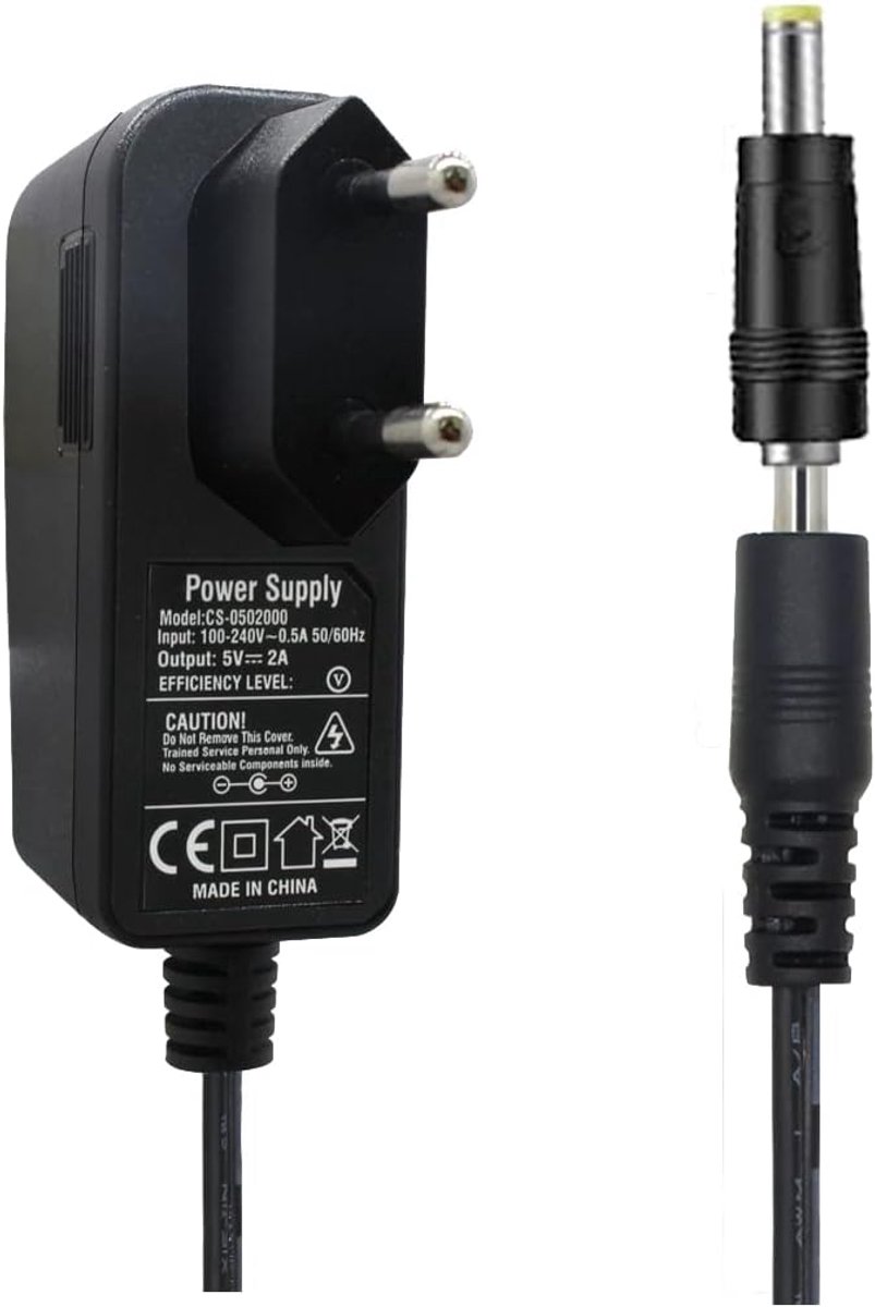 naar DC 5 V 2 A 3,5 mm x 1,35 mm netadapter met 5,5 mm x 2,1 mm stekker