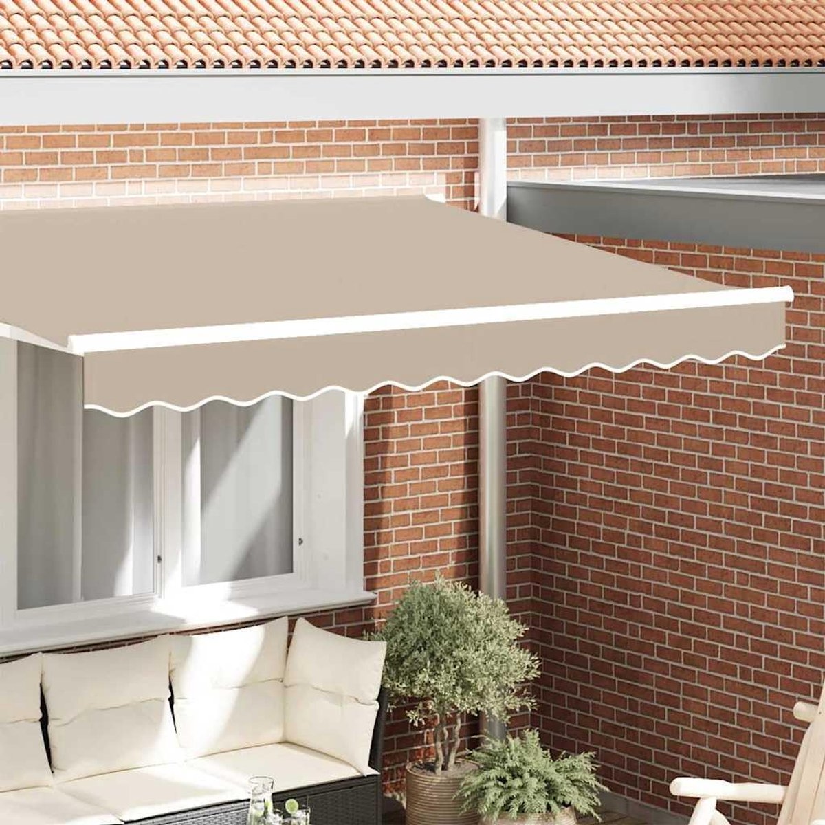 Lampje, beige, 3 m, polyester