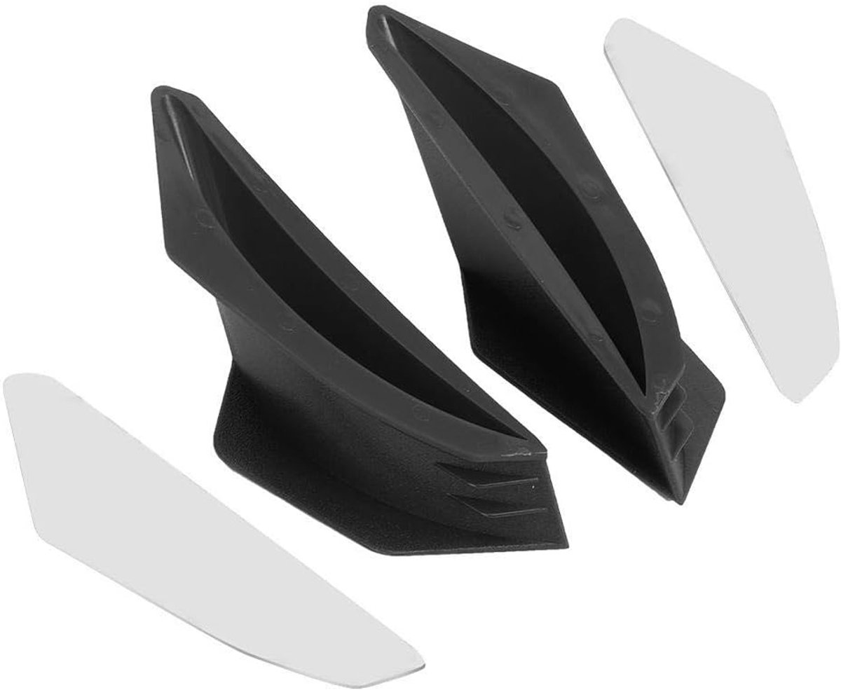 Wing Spoiler, Motorcycle Aeromische Winglets Spoiler Wing Universele Modificatie Accessoire(Zwart)