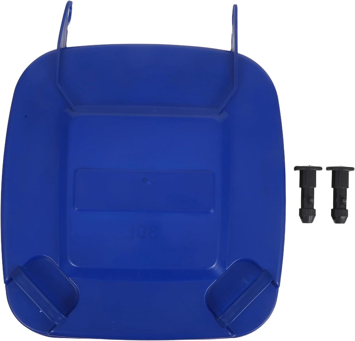 Vervangende deksel voor afvalbak 30L, deksel voor afvalbak voor buiten, zware afvalbakafdekking, afvalcontainers, afvalbakafdekking voor keuken of tuin, blauw