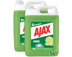 Ajax Allesreiniger - Limoen geur- 2 flessen x 5L