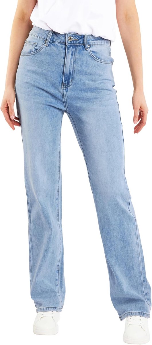 Jeans Spijkerbroek straight wide relaxed fit
