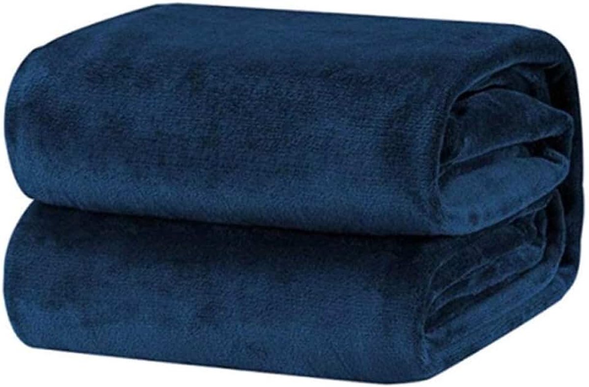 Deken voor volwassenen Queen size zware deken met premium glazen kralen-Marine_70 cm X 100 cm