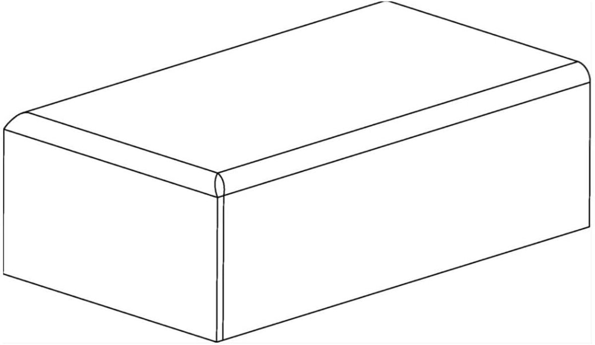 LFS2002069016 eindstuk (B x H) 19 mm x 18 mm 1 st. Wit
