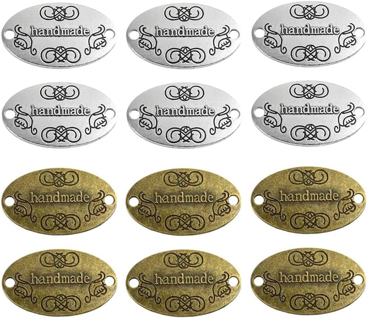 Etiketten 150 Stuks Handgemaakte Hangers en Label Logo voor Naaien, Sieraden Accessoires Labeltjes