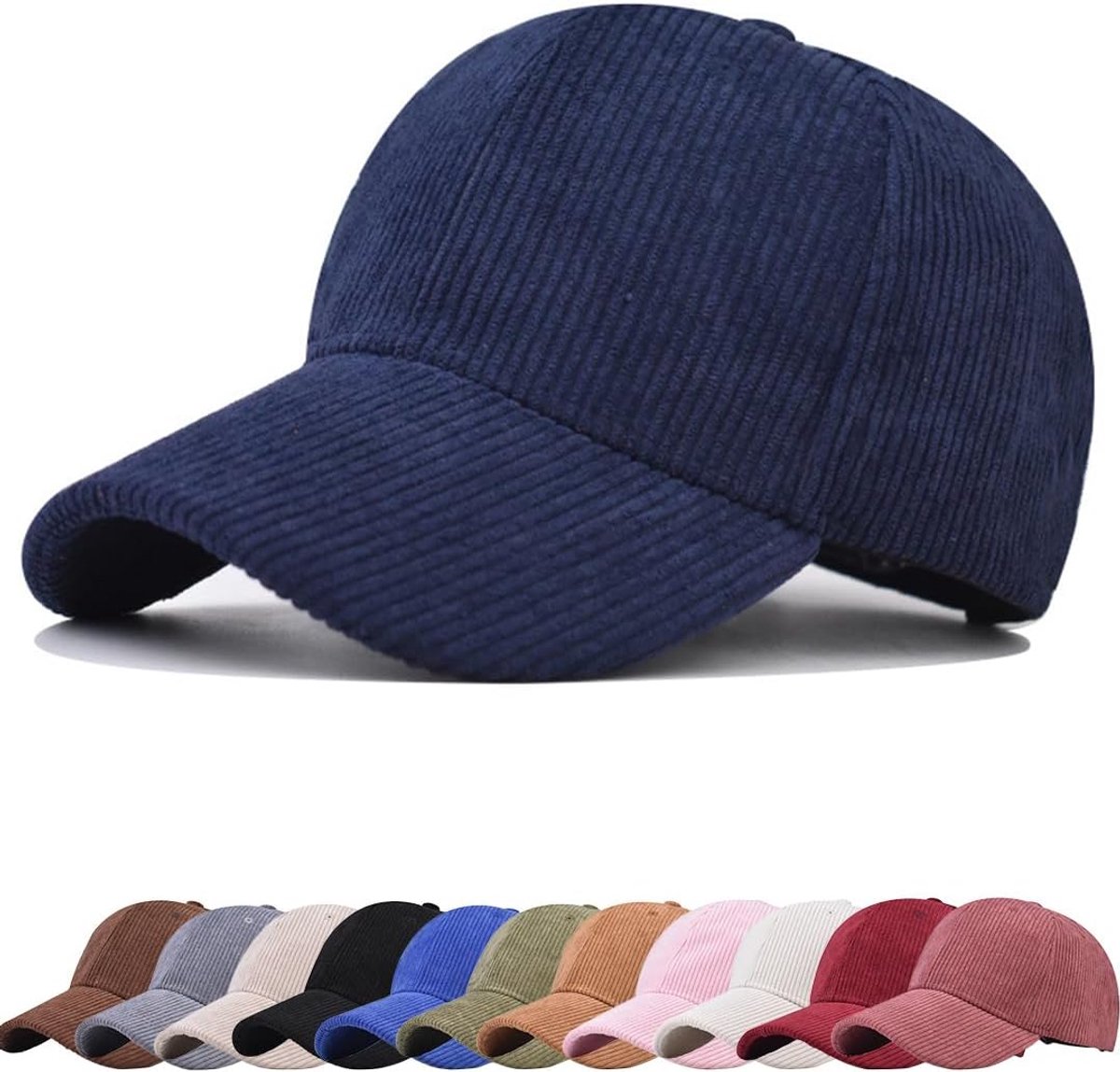 Klassieke baseballpet, wintermuts voor dames, corduroy, hoogwaardige vintage corduroy, verstelbare pet, schildpet, outdoor, uv-bescherming, pet