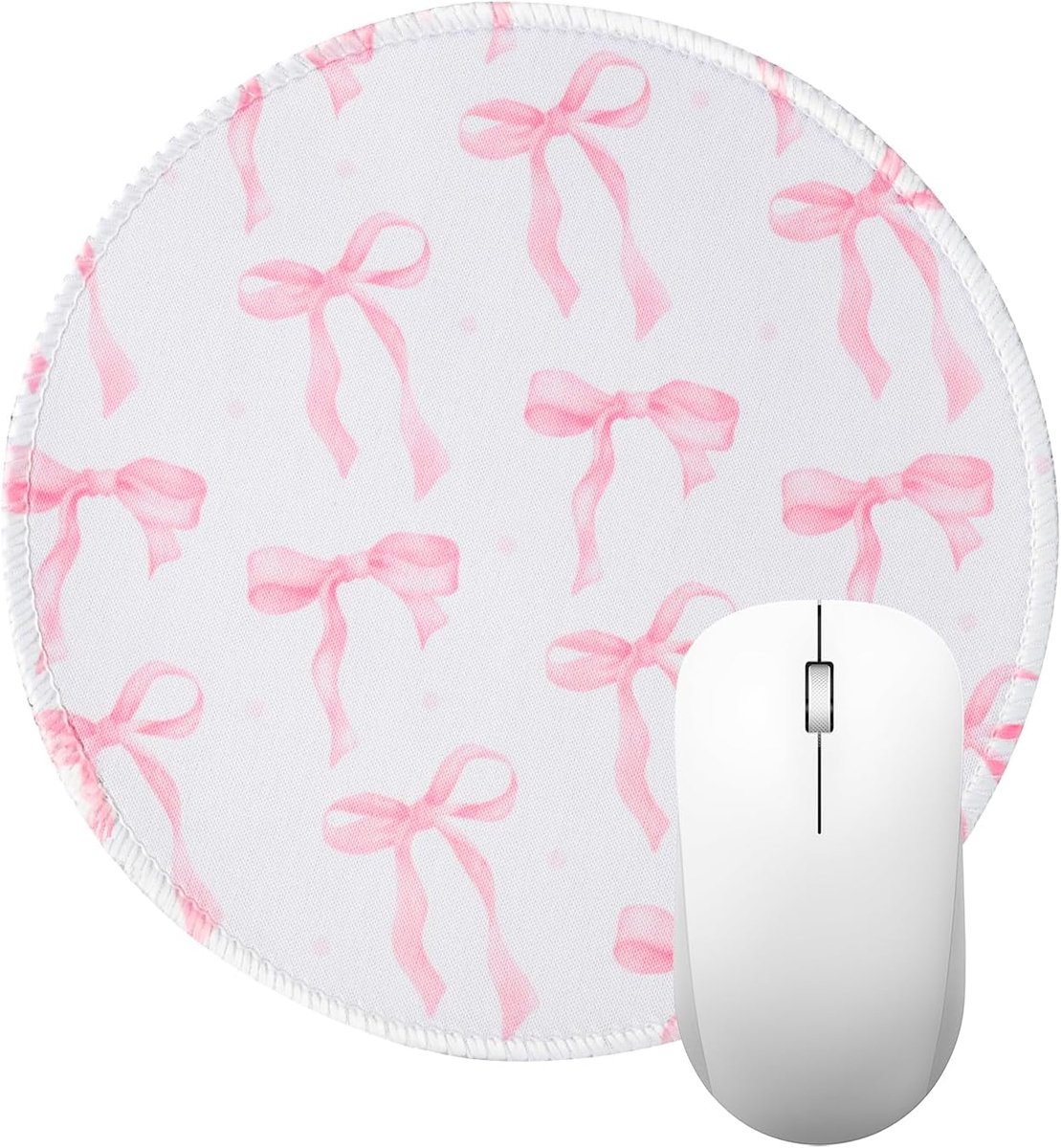 Muismatten met Antislip Rubberen Basis Esthetische Laptop Muismatten, 7,9 × 7,9 cm