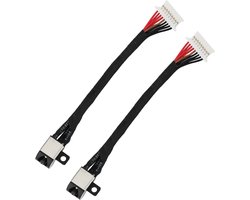 Dailygoods - Laptop Power DC-in Oplaadpoort Jack Kabel - Set van 2