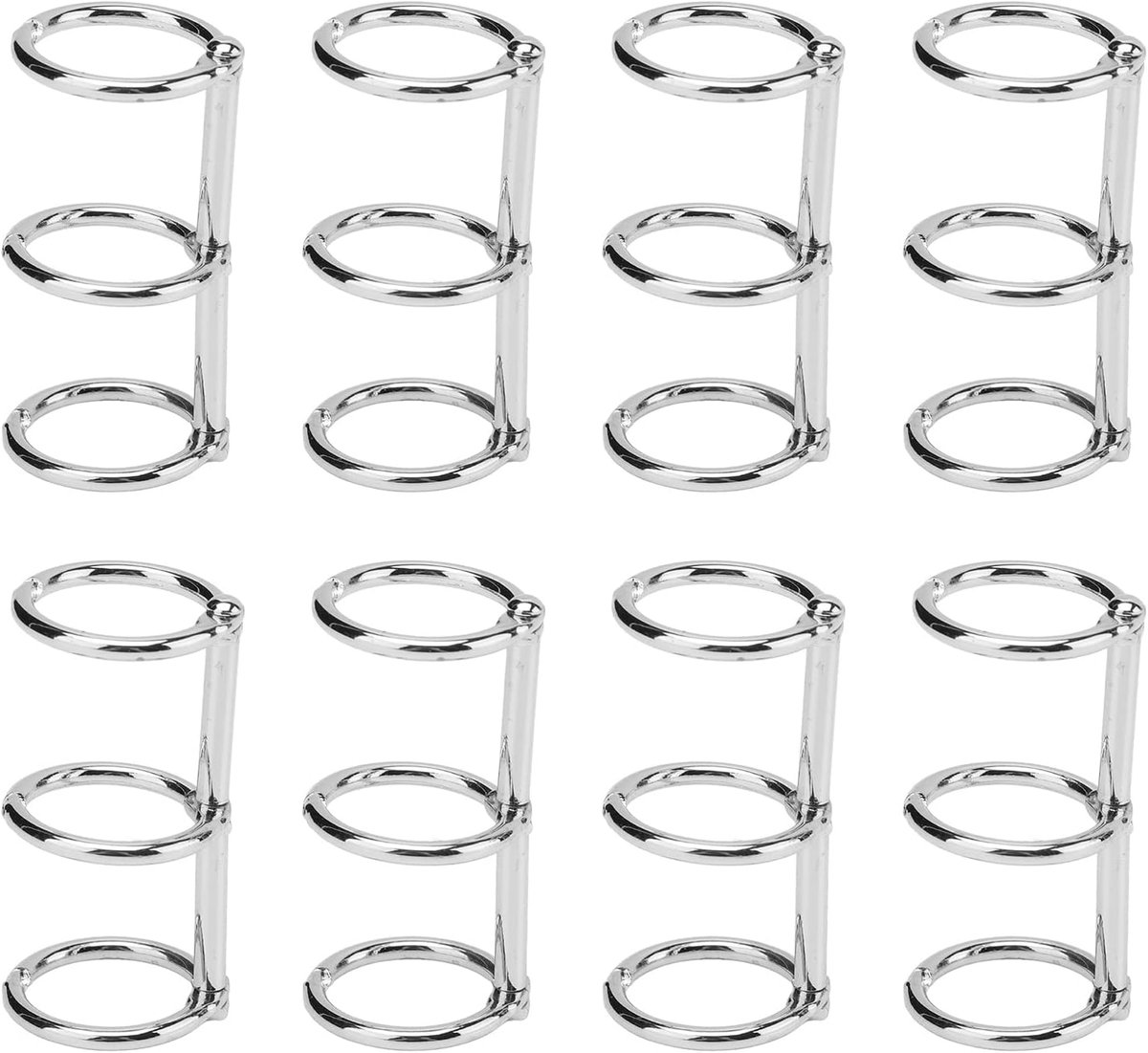 Dailygoods- Inbindringen Gegalvaniseerd Metaal - Herbruikbare Notebookringen - 3 Gaten - Losbladige Binding - Robuust Ontwerp - Superieure Functionali