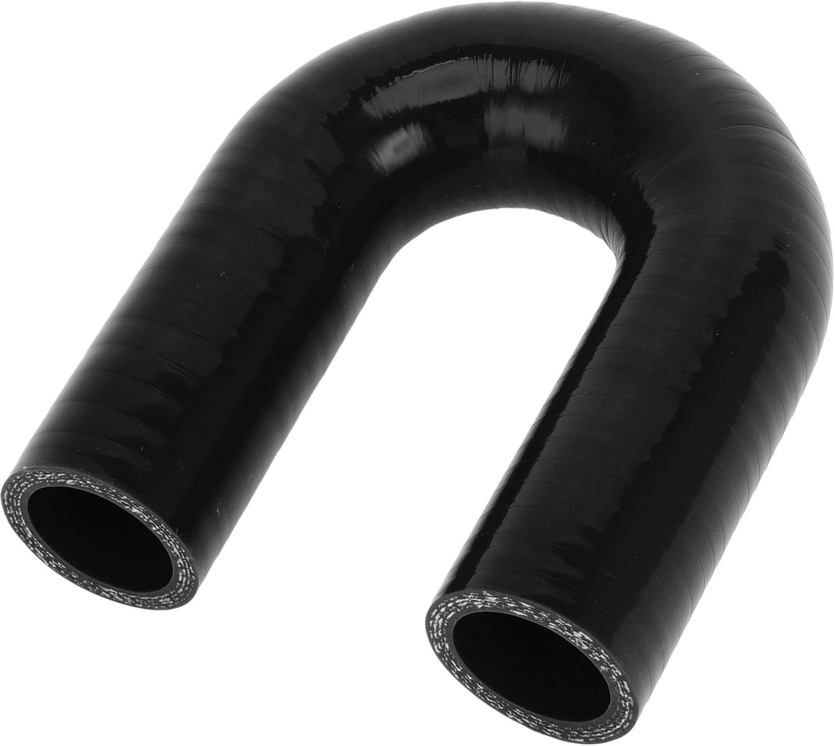 Dailygoods- Autosiliconenslang 30 mm ID - Zwarte Koelmiddelslang - 120 mm Lengte - Meerlaags Weefsel - Temperatuur tot 300℃ - Schokbestendig - Koelvlo