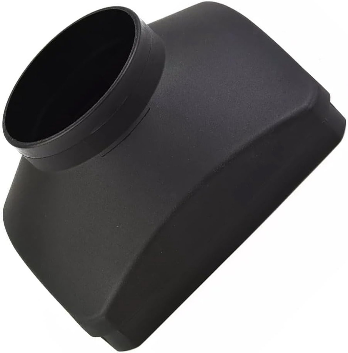 Dailygoods- Uitlaatbehuizing 75 mm - Uitlaatkap - Enkel Gat - Uitlaatventilatieafdekking - Compatibel met 5 kW Webasto - Kunststof Zwart