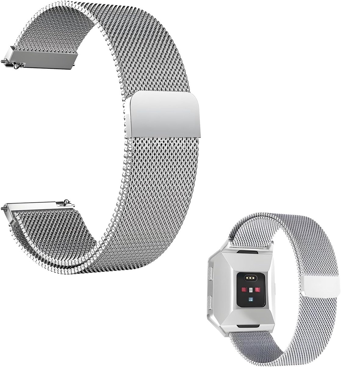 Dailygoods - Roestvrij Stalen Mesh Horlogeband met Magnetische Sluiting
