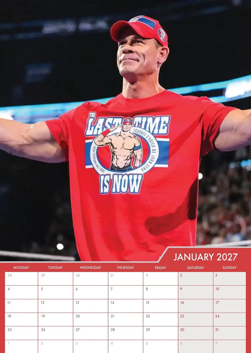 John Cena A3 Kalender 2027