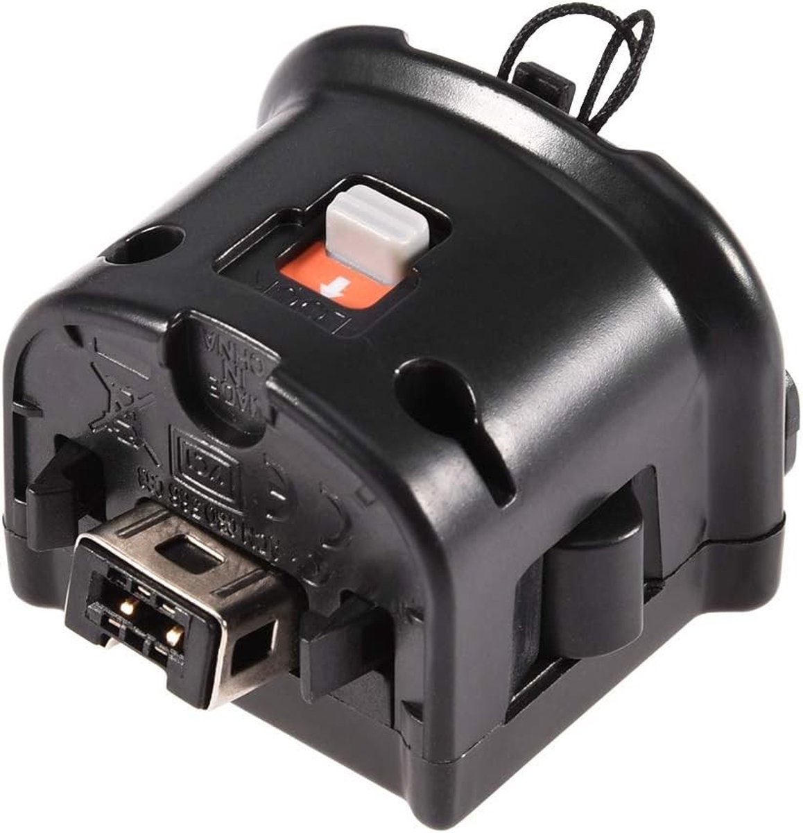 Motion Plus Adapter voor Wii - Lever Accelerator met Silicone Case, Externe Bewegingssensor Controller, Plug and Play voor Verbeterde Spelervaring