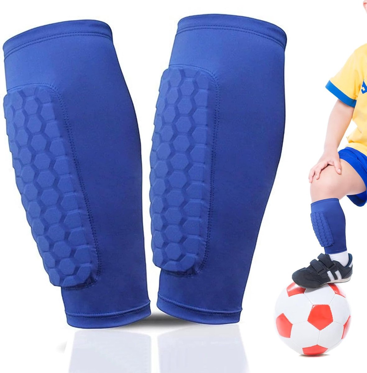 Scheenbeschermers voor kinderen en voetbal, ideaal voor andere sporten